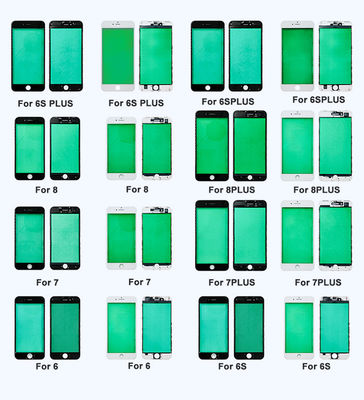 3 en 1 OCA delantero para Iphone 6 reemplazo de vidrio exterior personalizado