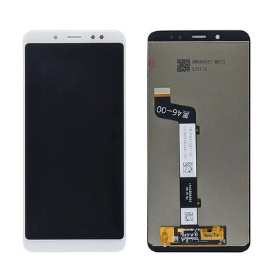 100% de pruebas QC de venta al por mayor de teléfonos móviles LCD para Redmi Note 5 en color en blanco