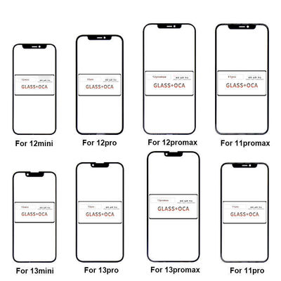 Conveniente sensor de reparación de teléfono de vidrio táctil para Iphone 12promax Digitalizador de pantalla con Oca