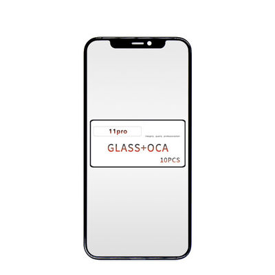 QC 100% probado Vidrio delantero exterior 11pro Vidrio con OCA para iPhone Vidrio Oca